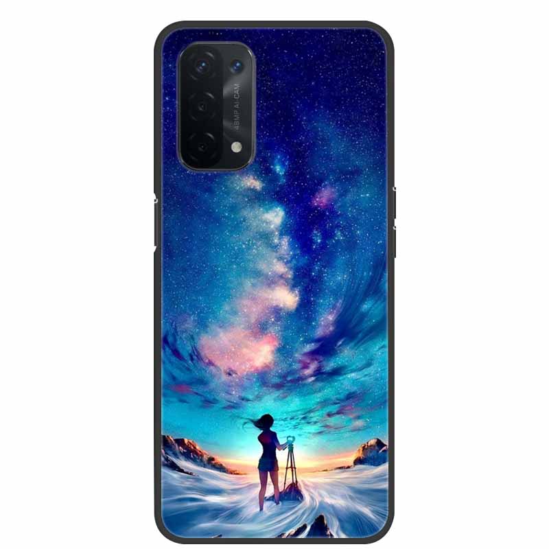 For Oppo A54 5G Case Marble Soft Silicone Back Case for Oppo A55 5G Phone Cover OppoA54 A54 A55 4G 5G 2021 Coque Funda Bag