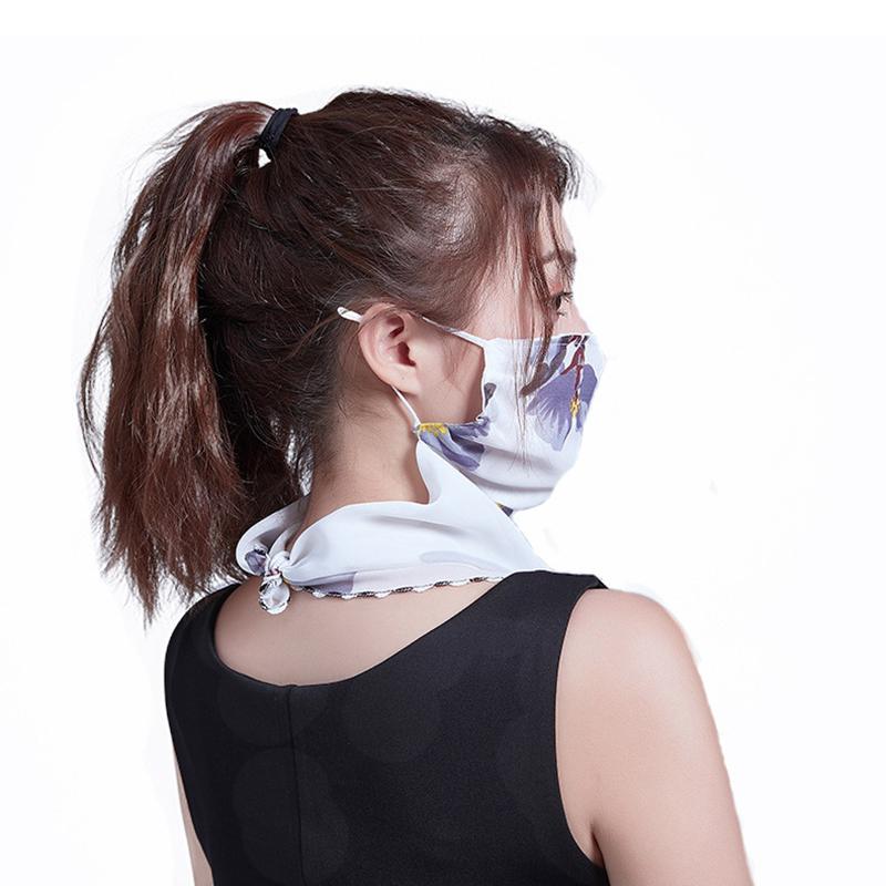 Scarf For Women Sun Uv Protection Hiking Neck Scarf Outdoor Triangular Scarf Sunscreen Veil Ice Silk Mask Face Cover