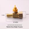 Thickened Double Male Thread Gas Valve for Natural Gas, 4-Point