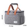 Enhanced Waterproof Insulated Aluminum Foil Lunch Bag with Thick Handle