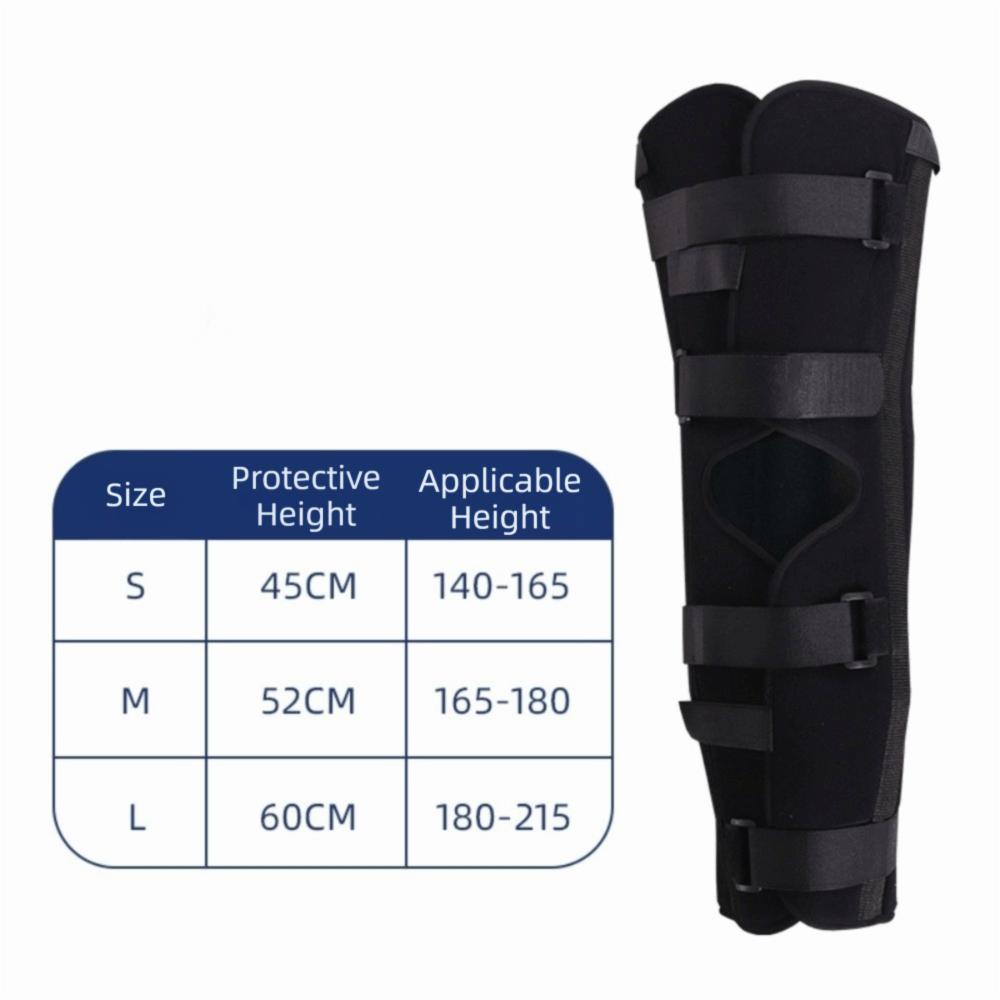 Wear-resistant Knee Immobilizer Adjustable Leg Splint Fixed Splint Knee Brace Injury Recovery