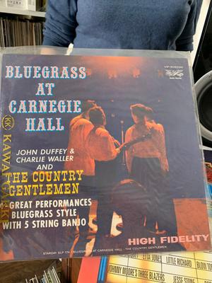 LP Record COUNTRY GENTLEMEN  Bluegrass At Carnegie Hall VIP5053 GUSTO 1978 Japan CountryFolk Used