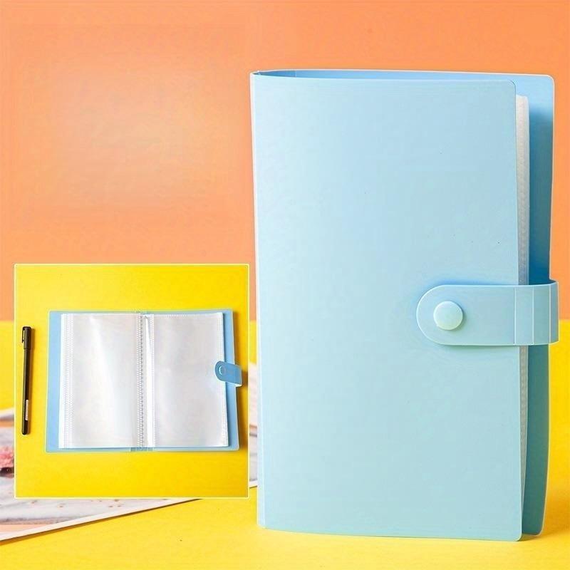 100 Pieces of Portable Banknote Collection Book, Coin Collection Book, Commemorative Banknote Collection Box, Banknotes Protective Bag