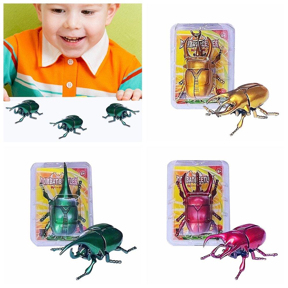 Gold/Green Wind Up Beetle Toys Cartoon  Lovely   Kids Gift