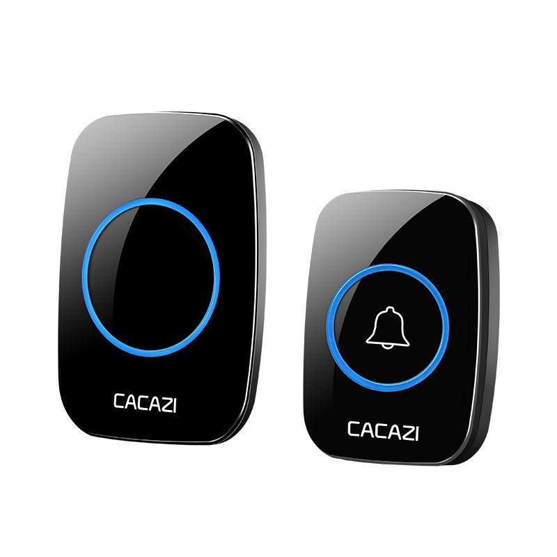 A10 Wireless Doorbell with AC Digital Music, Long-Range Remote, and Elderly Call Pager.
