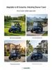 2-8 Seat Golf Cart for Tourist Areas, Hotels, and Scenic Tours
