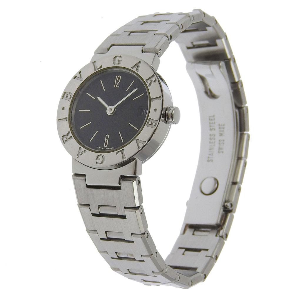 Bvlgari Bvlgari Bvlgari Watches BB23Stainless Steel blackDial Stainless Steel Quartz Analog Display Women Used