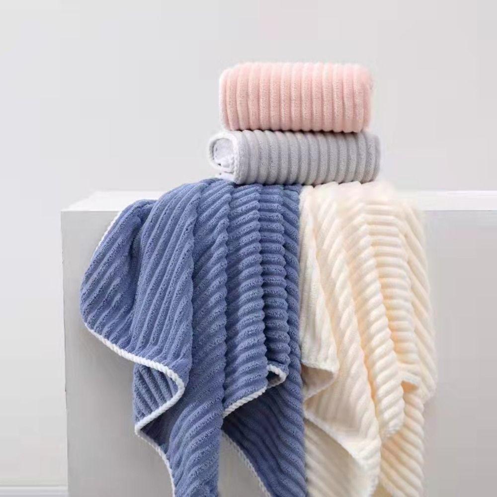 

Absorbent Bath Towel Quick Drying Face Towel Plush Shower Towel Bathroom