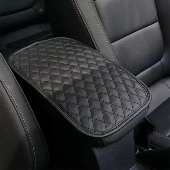 Leather Car Armrest Pad Protector Cover SUV Center Console Box Cushion Protector