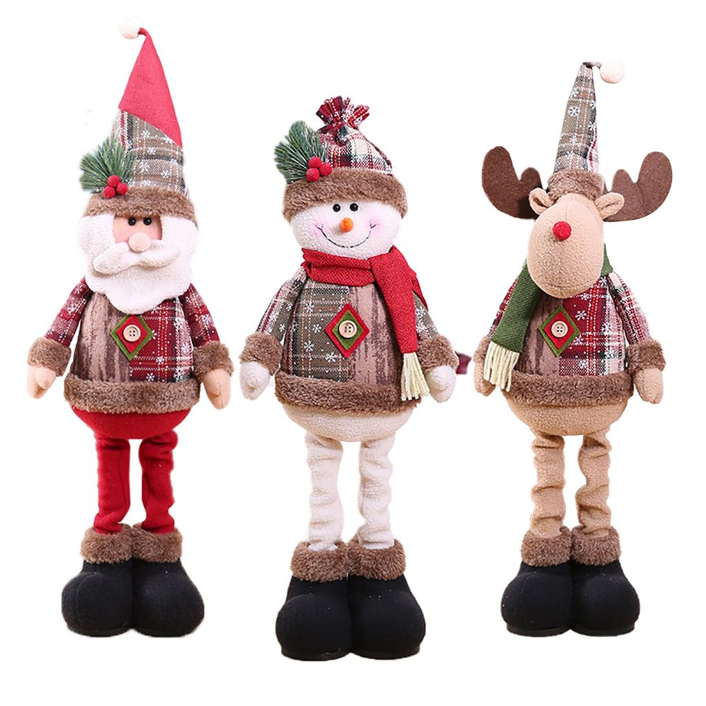 Telescopic Christmas Doll Merry Christmas Decorations For Home 2025 Christmas Ornament Xmas Navidad Noel Gifts New Year 2025