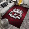 Tappeto Logo Liverpool Football Club, Design a Nido d'Ape Rosso Adatto per l'uso come antiscivolo per soggiorno camera da letto divani