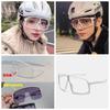 Day and night dual-use smart photochromic cycling goggles for women, suitable for skiing, night riding, mountaineering, and wind and sand protection,