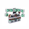 MOC City Building Block Figures Accessory TV Game Console Computer Screen Control Center Easel Oil Printing Bricks DIY Kids Toys