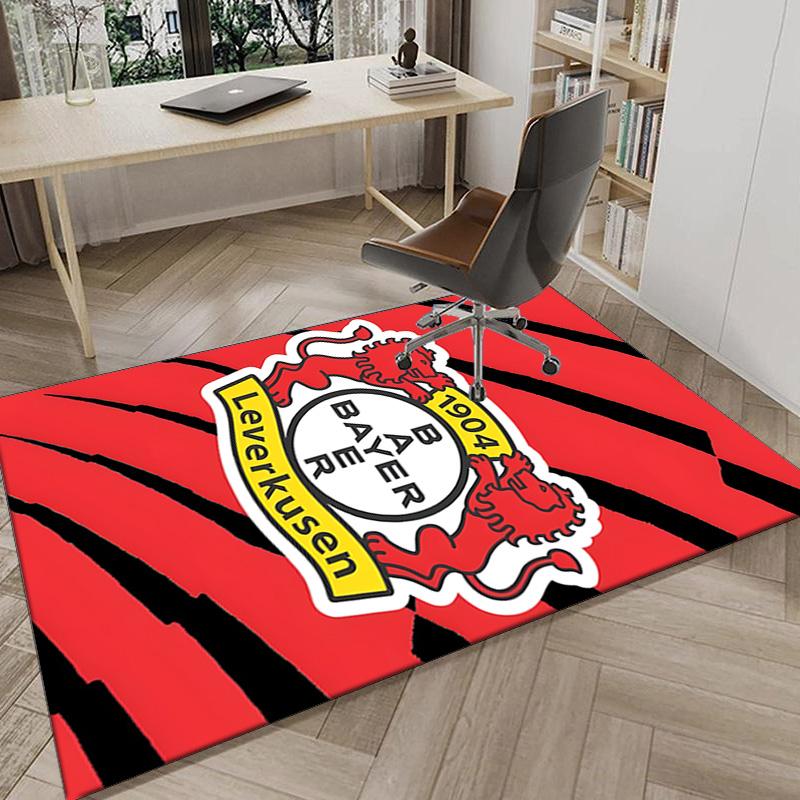 Bayer Football Club Printed Area Rug for Office, Chair Rug, Decorative Carpet Floor Mat, Large Size Fan gifts Christmas gifts