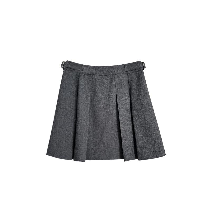 

Spot Korean Y-Standard Dongdaemun: Свободный маленький костюм, плиссированная юбка и подтяжки на весну One Size