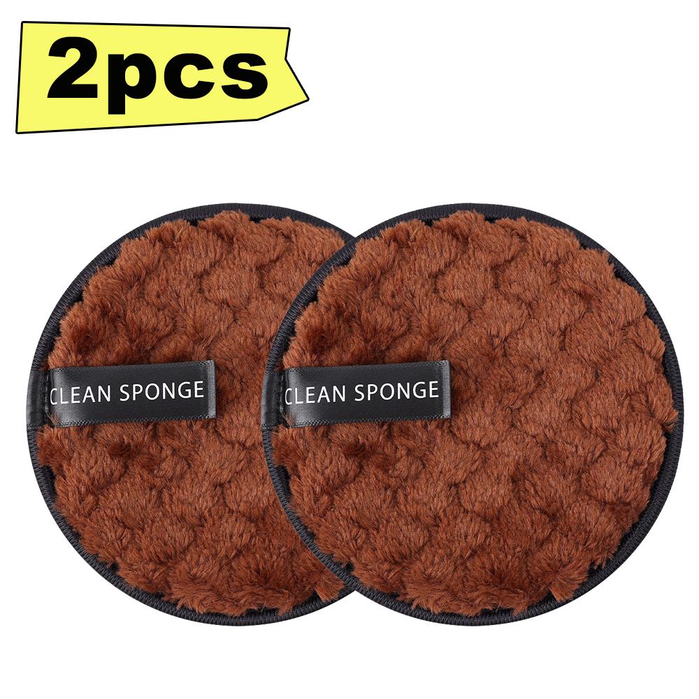 Very Fine Fiber Makeup Remover Puff Multicolor Facial Cleaning Towel Cosmetic Powder Puff Face Wash Cleanser Sponge Pads Makeup