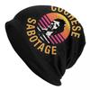 Unisex Bonnet Winter Warm Knit Hat Unisex Women Sabotage Beastie Boys Rap Rock Hip Hop Beanies Caps Adult Beanie Hats Ski Cap