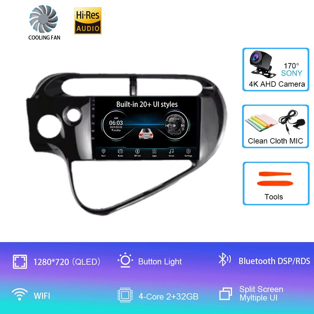 

Для Toyota AQUA Prius C 2018 - 2020 Android 14 Автомагнитола Плеер Авто Мультимедиа Стерео GPS Carplay SWC BT 4G LTE CHINA