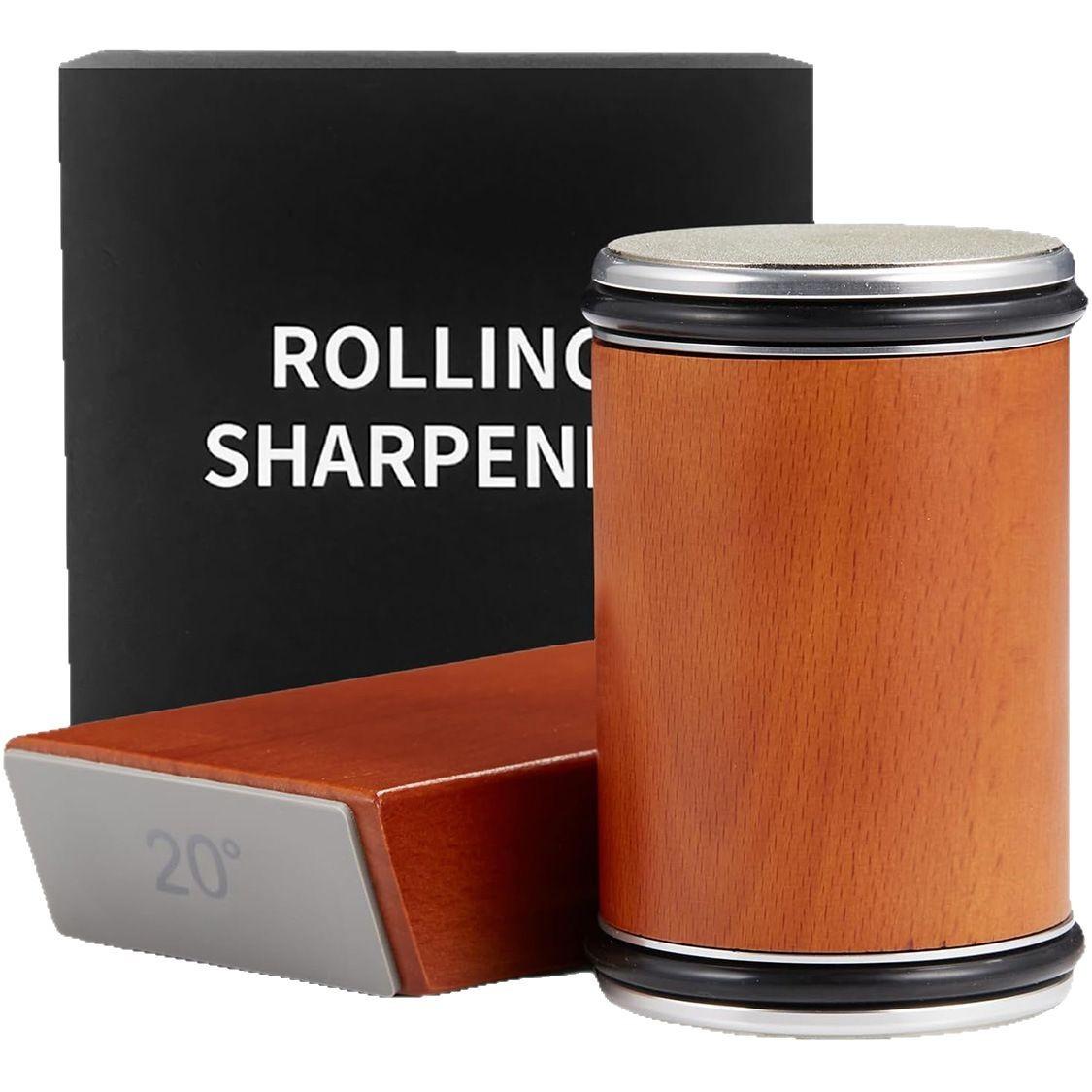 

Knife Sharpener Set Rolling Wheel Sharpener Manual Quick Sharpening Tool