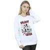 Disney Womens/Ladies 101 Dalmatians Holiday Cheer Sweatshirt