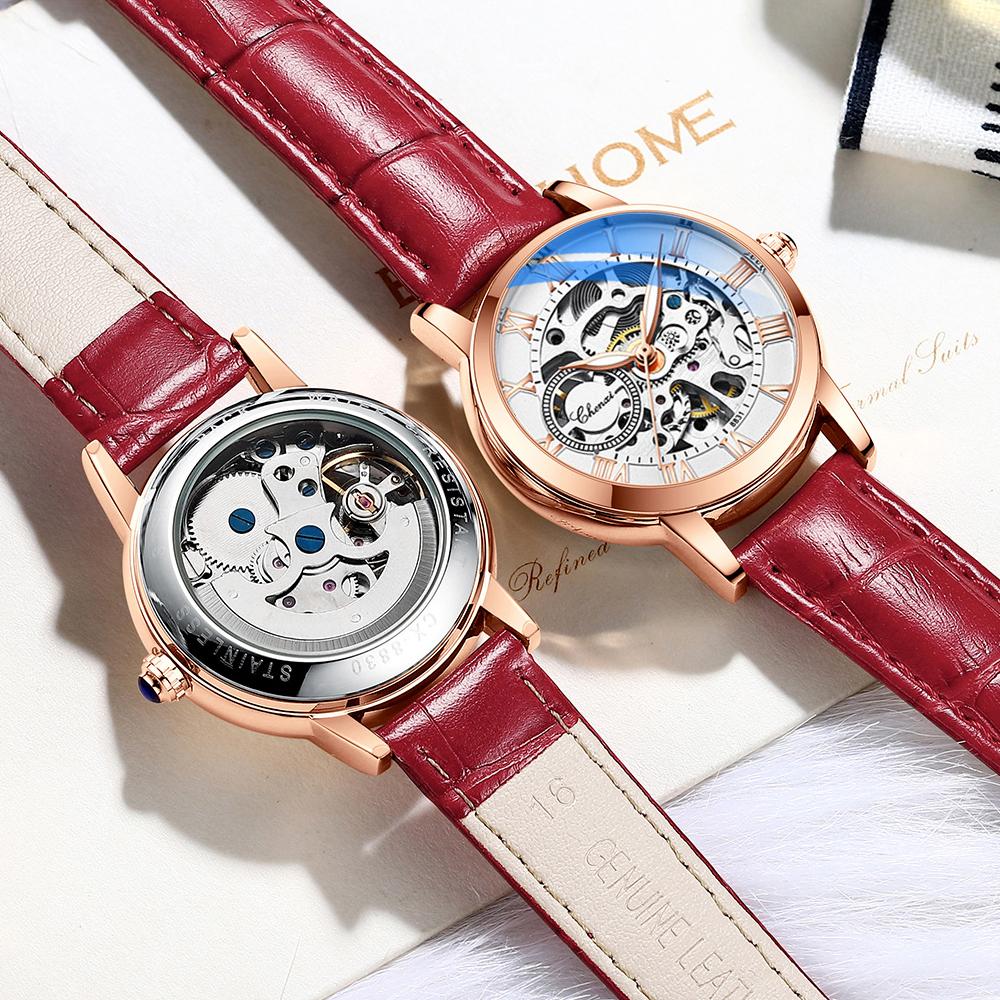 CHENXI Women Automatic Mechanical Watch Top Brand Luxury Stainless Steel Waterproof Wrist Watch