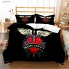 Casal Rock Band All Season Duvet Cover Comforter Bedding Sets Soft Quilt Cover and Pillowcases Boys Single/Double/Queen/King