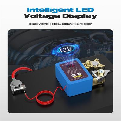 12V 240A Battery Cutoff Switch W/ Remote & Voltage Display