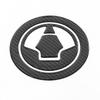 Real Carbon Fuel Gas Cap Tank Pad Sticker 1X For Kawasaki Z750 Z1000 Ninja ZX~6R
