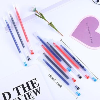 1Pc Black/Blue/Red Ink Gel Pen Dirt-resistant Large-capacity Quick-drying Signature Pens 0.5mm School Office Supplies Stationery Back To School