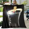 Champagner Moet &; Chandon-Decke, Flanelldecke, Überwurf, warme Decke für Zuhause, Wohnzimmer, Schlafzimmer, Betten, Sofa, Büro, Geschenke
