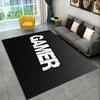 Tappeto a Pelo Corto Cartoon 3D Area Rug Giocatore Game Over, Tappeto per Soggiorno Camera da Letto Divano Sala Giochi Zerbino Decorazione, Tappetino Antiscivolo per Gioco Bambini