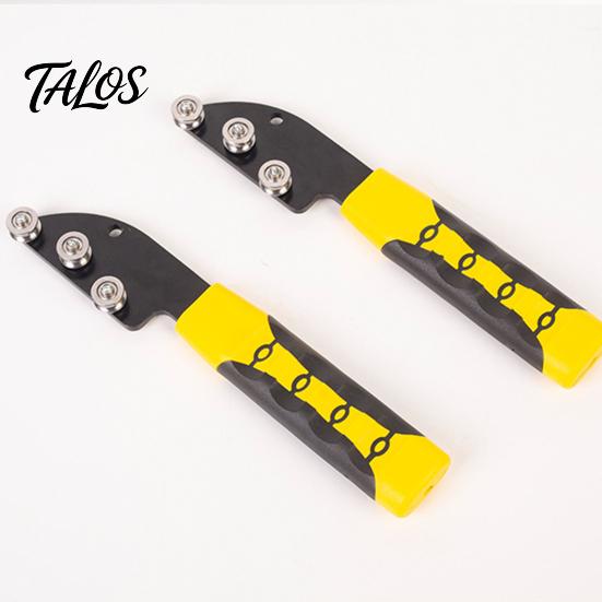 Heavy Duty Wire Roller Straightener, Wrapping Tool, Metal Manual Electrical Box Cable Routing Tool Terminal Paralleling Tubing Straightener for Copper