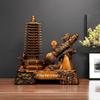 Thirteen-Story Wenchang Pagoda Pen Holder - Office Desk Decoration Gift for Students & Children, Symbolizing Advancement