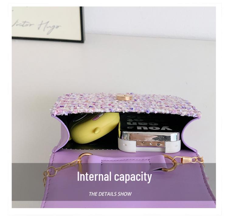 Koreanische Kamelie Schleife Perlen Schulter- und Crossbody-Tasche für Kinder