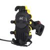 15W Wireless Fast Charging Motorcycle Phone Mount With Shock Absorption Bike Navigation Riding