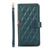 Crossbody Wallet Case for iPhone 17 Pro Max/Air, PU Leather Flip Cover with Card Slots, Kickstand Folio, Wrist Strap Lanyard