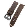 Handmade Cowhide Leather Watchband Strap 20mm 22mm 24mm 26mm Vintage DarkBrown Padded Watchband for PAM111 441 Soft Men Bracelet