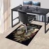 1pc Butterfly Flowers Carpet Anti Slip Polyester Floor Mat for office.Bedroom