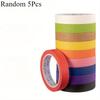 5 Rollen farbenfrohes Abdeckband für Kunst & Handwerk - Leicht reißbares Papierband, Haftet auf Kunststoff, Holz, Glas, Ideal für Kunst, Handwerk, Beschriftung