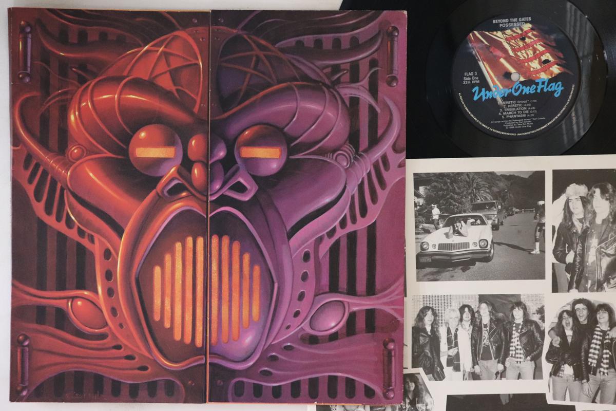 

LP Пластинка POSSESSED - Beyond The Gates FLAG3 UNDER ONE FLAG 1986 UK Металл Б/У