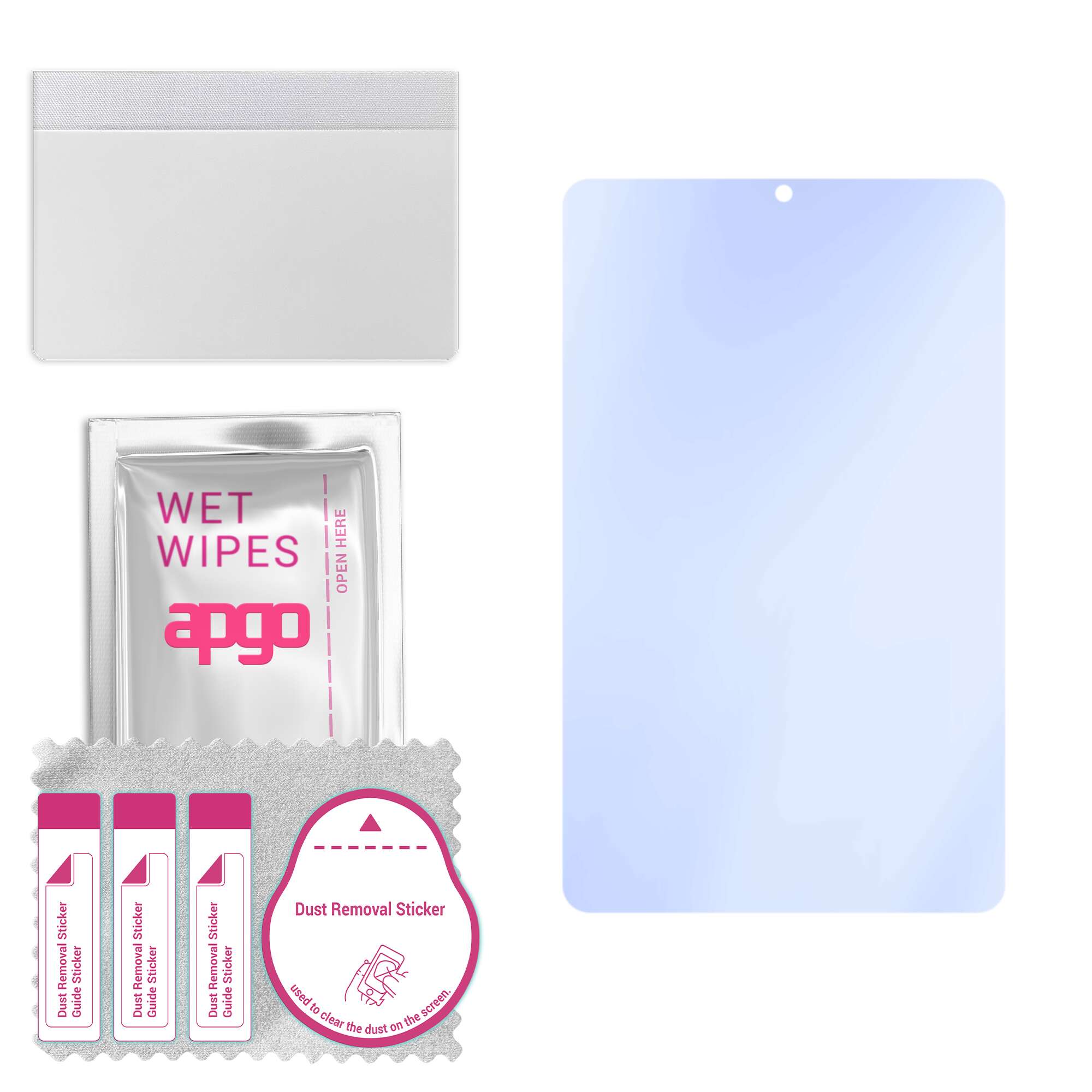 

apgo Ultra-Clear 9H Hybrid protective glass compatible with Motorola Moto Tab G20, flexible nano glass, great replacement for tempered glass, scratch-