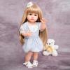 KEIUMI Reborn Baby Dolls Toy 55cm Made of KEIUMI Full Silicone Vinyl Waterproof Bebe Girl Doll with Long Hair Child Playmates