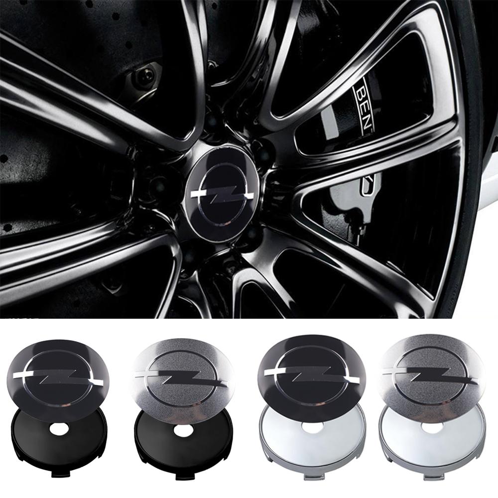 4Pcs 56/60mm Car Wheel Center Hub Badge Stickers Covers Auto Accessories For Opel Astra Insignia Vectra Zafira B Antara Corsa