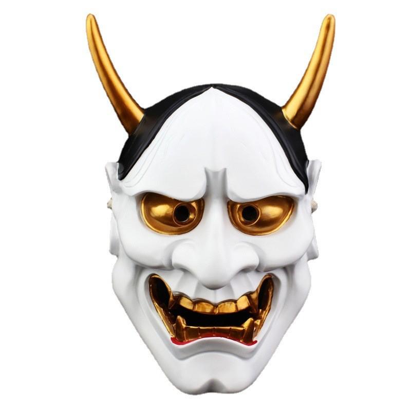 Prajna Japanese Mask Halloween Costume Prop Horror Mask For Party Cosplay And