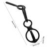 Horse Tie Ring Stainless Steel Training Equipment Quick Release Horse Tie Ring Reins For Stables Carriages Grooming Station Wash