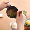 Kamoshika Tool Shop Natto Bowl (Regular Size) with Stirring Stick, Bamboo, Small Bowl, Banko Ware, Made In Japan (White)