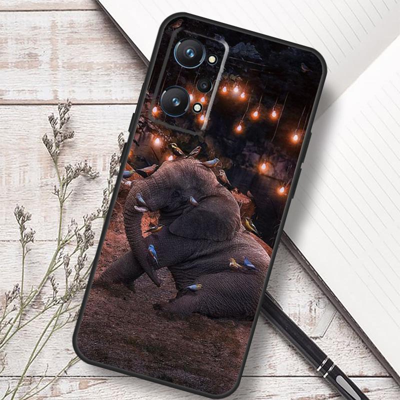 Indian Animal Elephant For Realme C75 C67 C61 C55 C53 C51 C21Y C25S GT 7 5 6 Pro GT 6T 10 11 12 13 14 Pro Plus Case