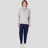 CUSTOMUS Men'S Thigh Cut-Out Waist E-Band Semi-Baggy Pants Cxs25Fwpt912 Nav