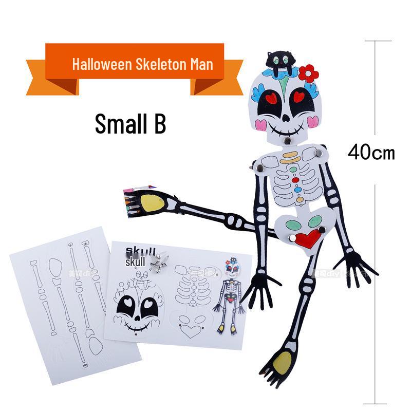 Halloween Educational DIY Skeleton Costume Kit for Kids