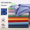 Summer Children's Cotton Short Sleeve Round Neck Loose-Fit School Uniform T-Shirt